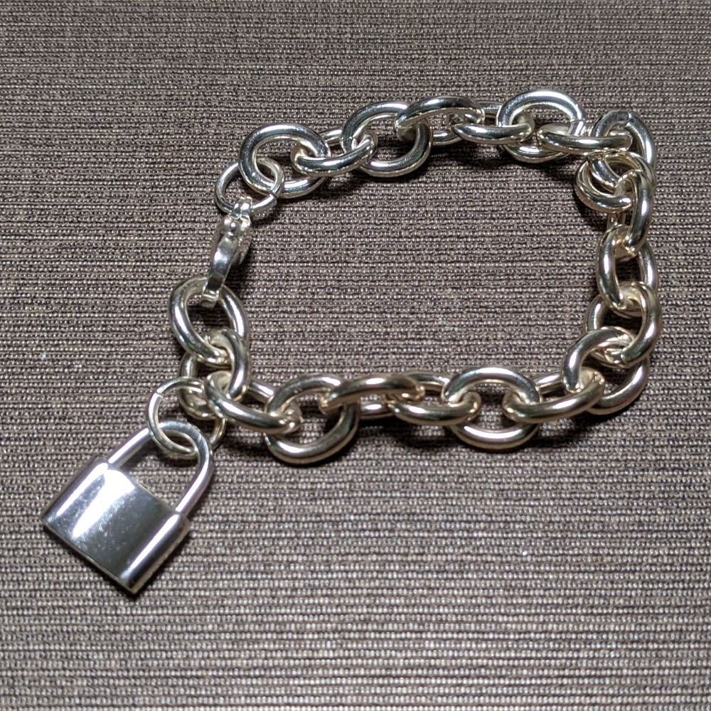 Stainless Steel "Lock" Bracelet